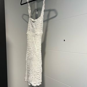 crochet dress from zara